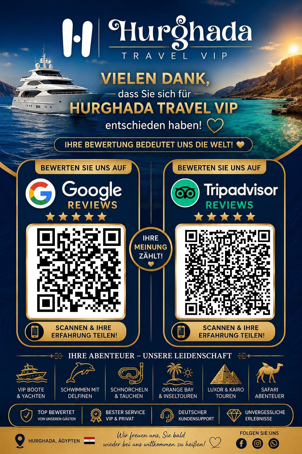 Hurghada Travel VIP Bewertungen